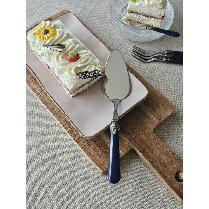 Cake Server, Blue without Mother of Pearl