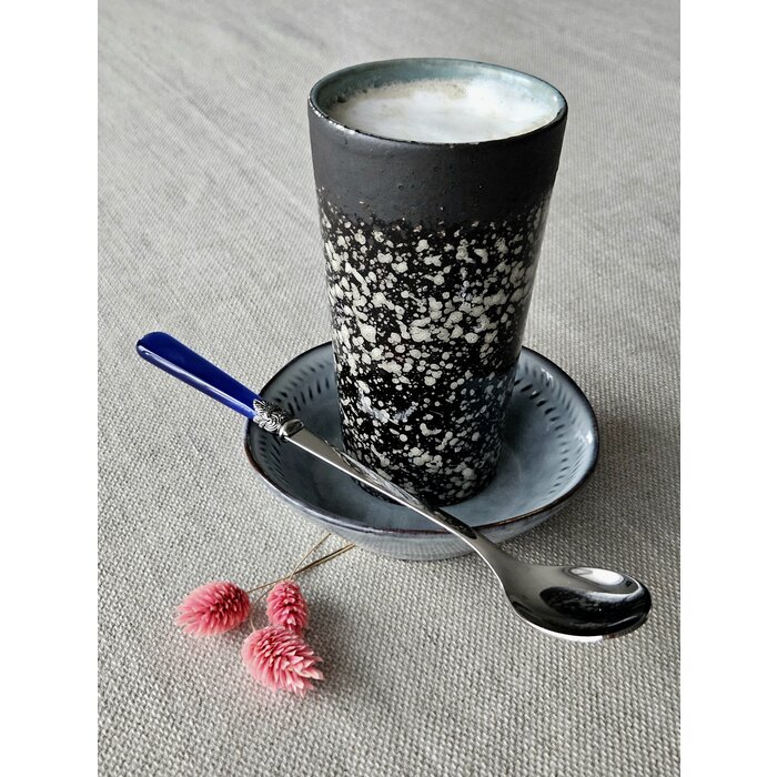 Longdrinklöffel / Sorbetlöffel, Blau (perlmuttglanz), 21,5 cm