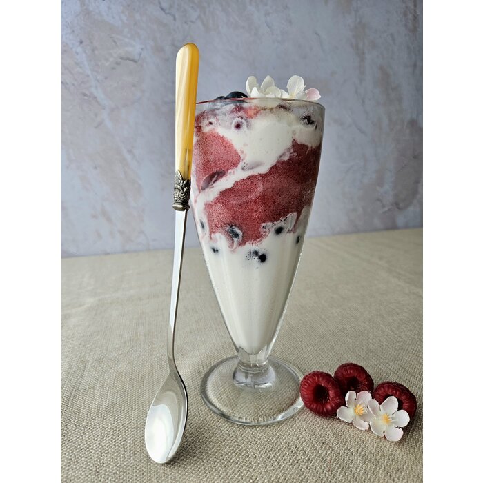 Cuillère Long Drink / Cuillère à Sorbet, Miel Or (nacré), 21,5 cm