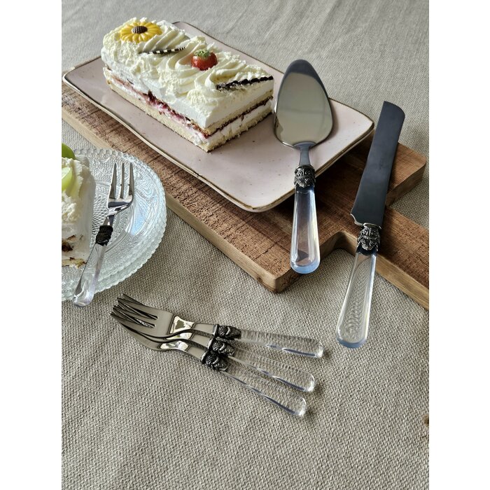 8-teiliges Tortenbesteckset, Transparent EME Napoleon