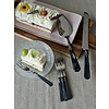 Cake Cutlery Set (8-piece), Black with Mother of Pearl