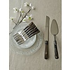 Cake Cutlery Set (8-piece), Brown with Mother of Pearl