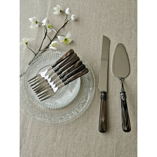 Taart Bestekset, Bruin (parelmoer)