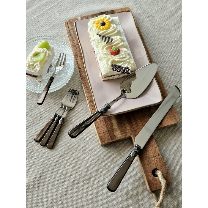 Taart Bestekset (8-delig), Bruin (parelmoer), EME Napoleon