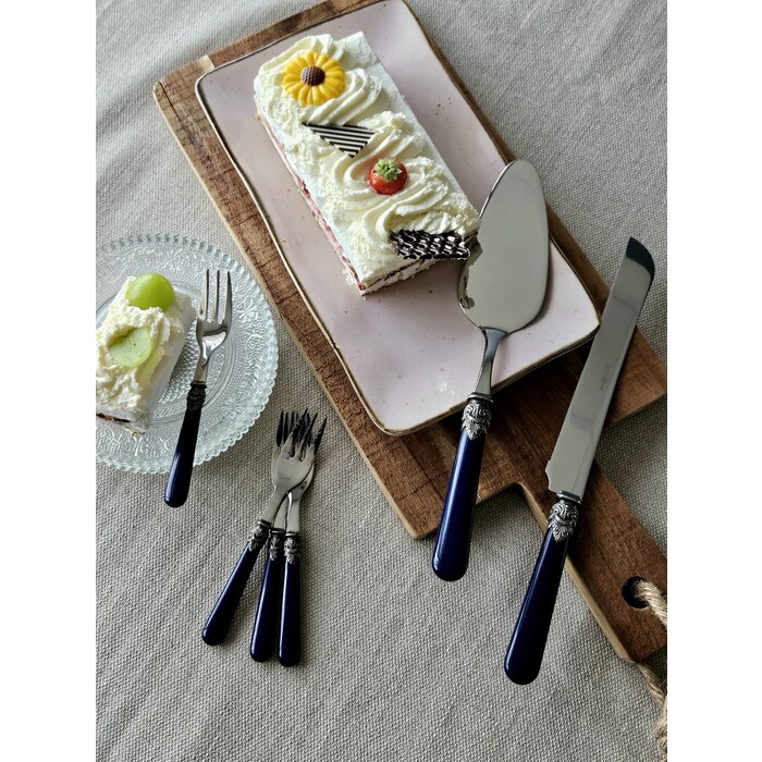 8-teiliges Tortenbesteckset, Blau (matt) EME Napoleon