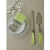 Cake serving set, Light Green (mother-of-pearl sheen)