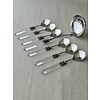 Soup cutlery set (7-piece), Transparent