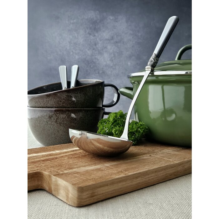 Soep Bestekset (7-delig), Grijs (parelmoer), EME Napoleon