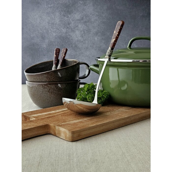 Soep Bestekset (7-delig), Bruin (schildpadmotief)