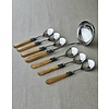 Soup cutlery set (8-piece), Honey with Mother of Pearl