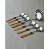 Soup cutlery set, Honey Gold (mother-of-pearl sheen)