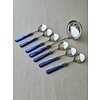 Ensemble de Couverts à Soupe , Bleu (nacré)