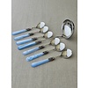 Soup cutlery set, Light Blue (mother-of-pearl sheen)