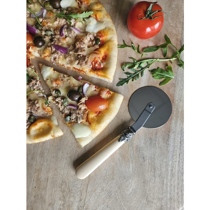 3-teiliges Pastabesteckset, Elfenbein (matt)