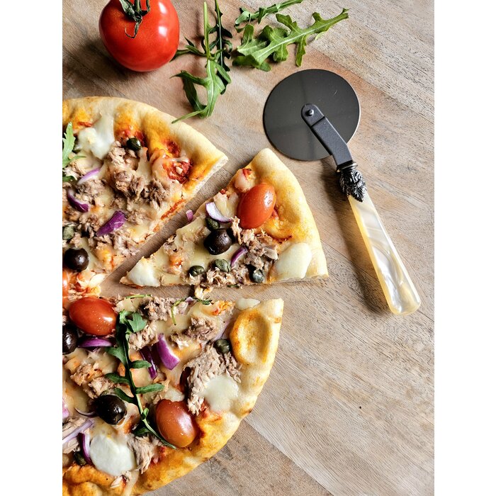 3-teiliges Pastabesteckset, Elfenbein (perlmutt)