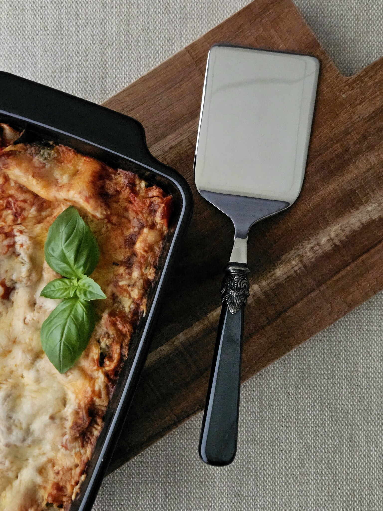 Juego de servicio para pasta, Negro (nácar)