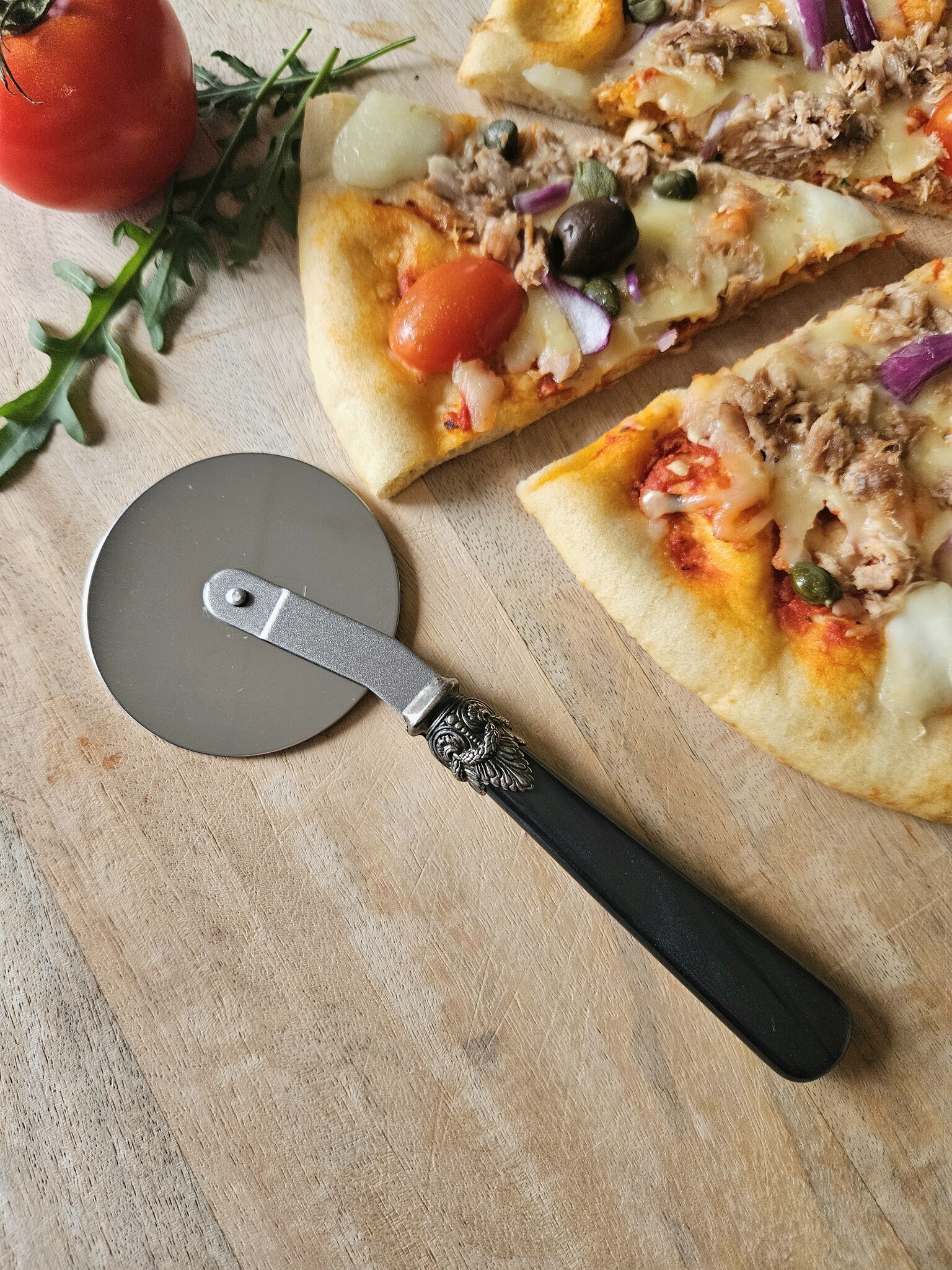 Pasta Besteckset, 3-teilig, Schwarz (perlmuttglanz)