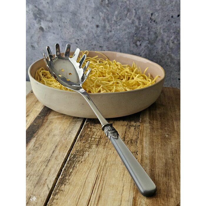 3-teiliges Pastabesteckset, Grau (perlmutt)