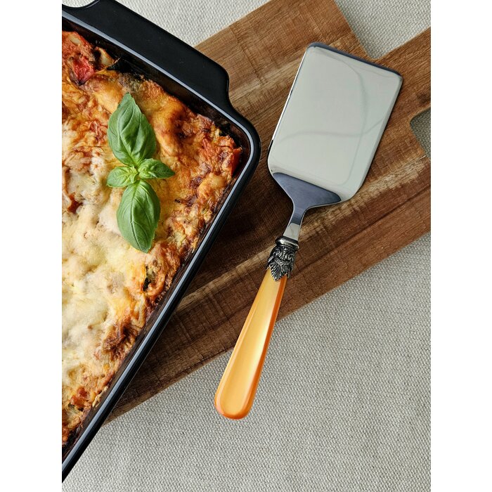 Pasta serving set, Orange (mother-of-pearl)
