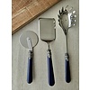 Pasta Bestekset, 3-delig, Blauw (mat), EME Napoleon