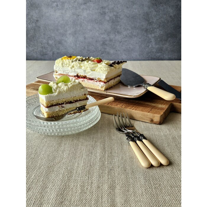 Taart Bestekset (8-delig), Ivoor (mat), EME Napoleon