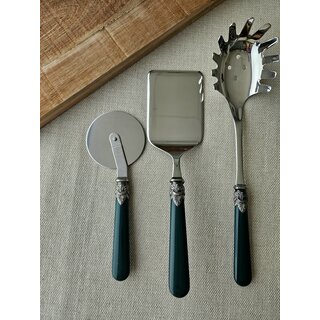 Ensemble de service à pâtes, Vert (mat)