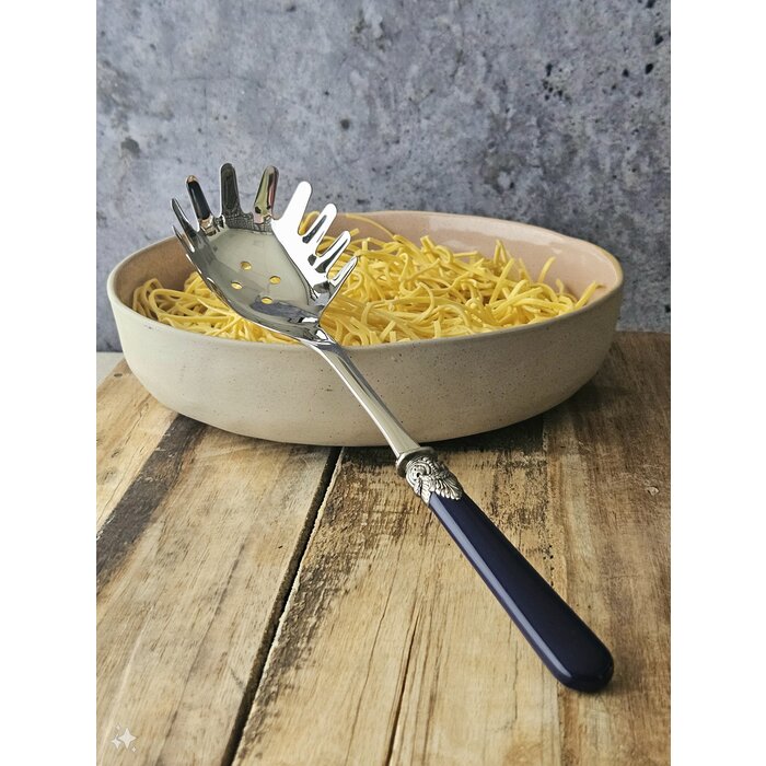 Ensemble de service à pâtes, Bleu (mat)