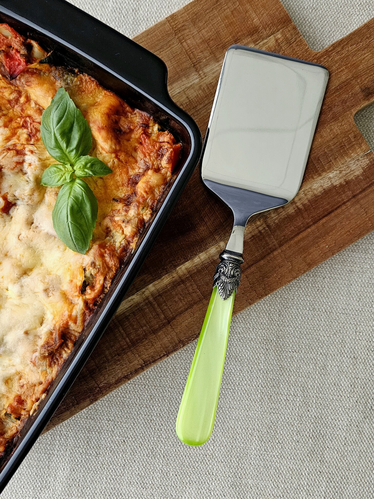 Juego de servicio para pasta, Verde Claro (nácar)