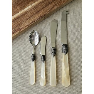 Tapas Cutlery Set, Ivory with Mother of Pearl