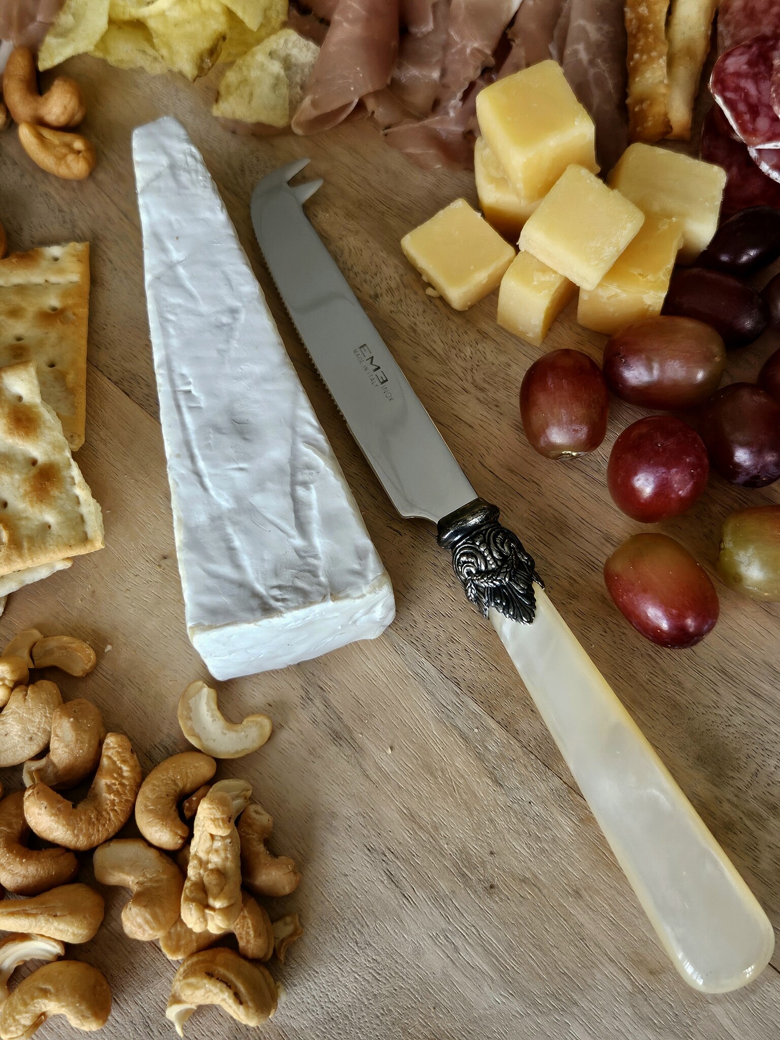 Tapas Besteckset, 4-teilig, Elfenbein (perlmutt)