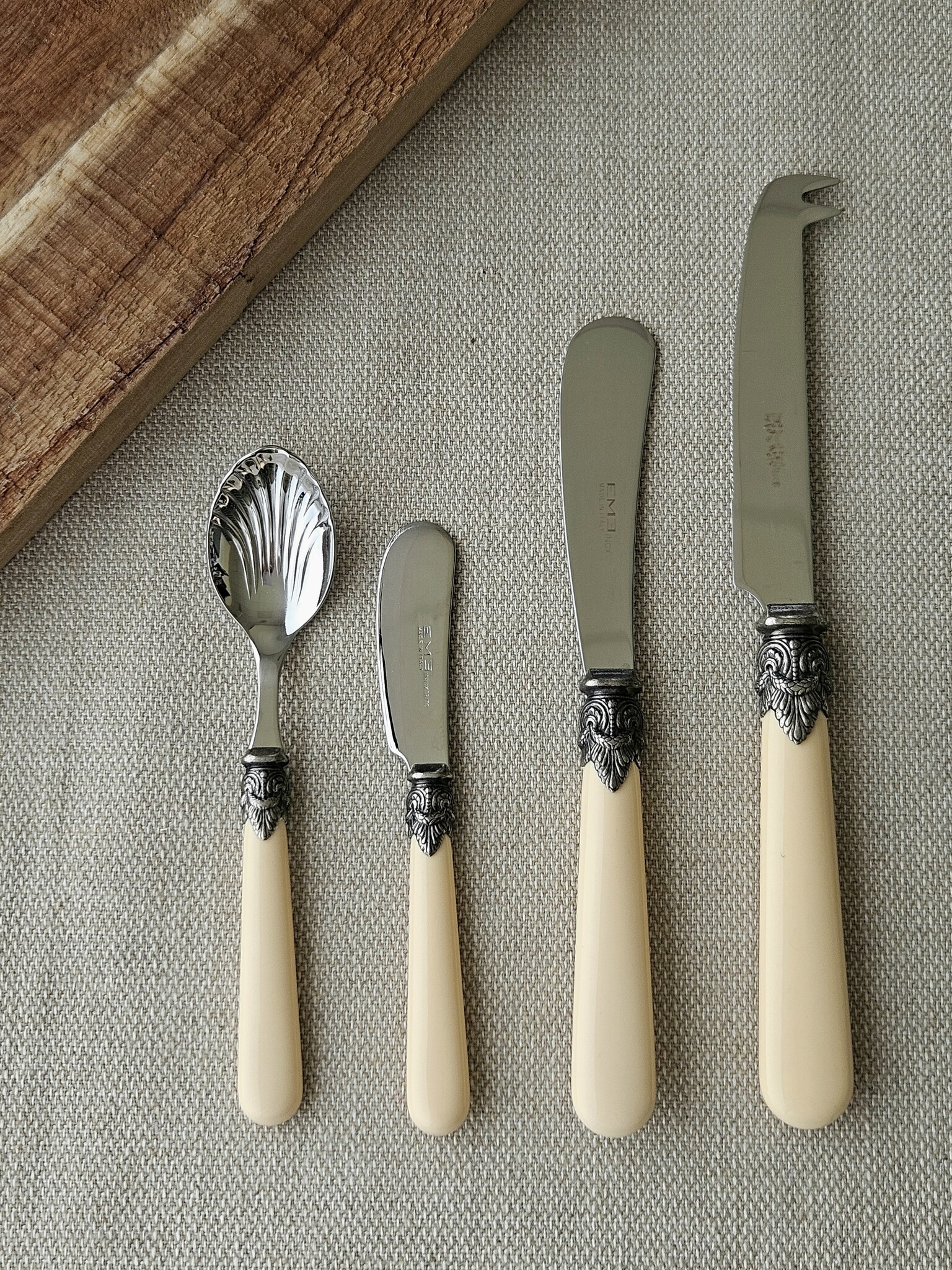 Tapas serving set, Ivory (plain)