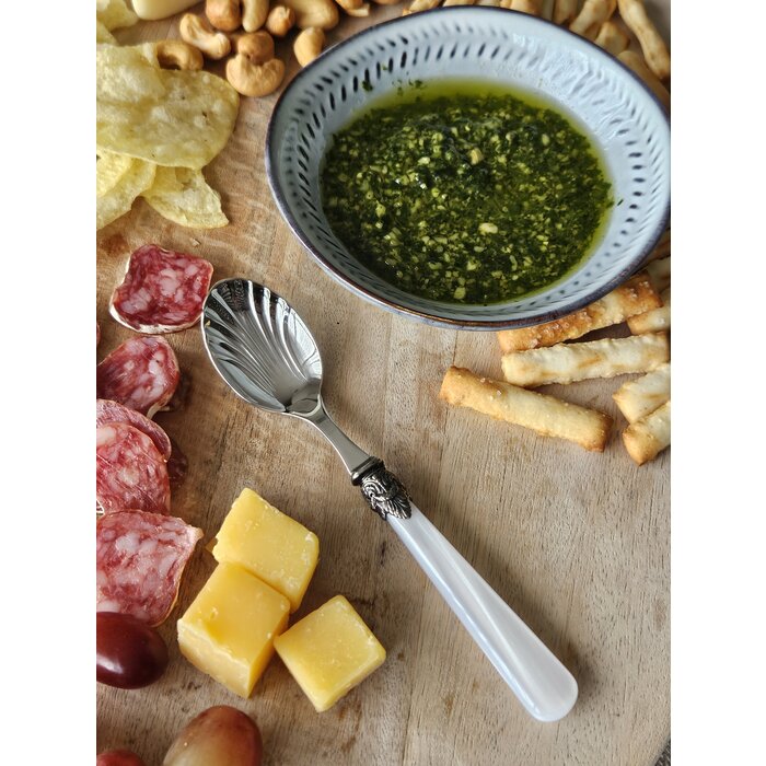 4-teiliges Tapas Besteckset, Weiß (perlmutt)