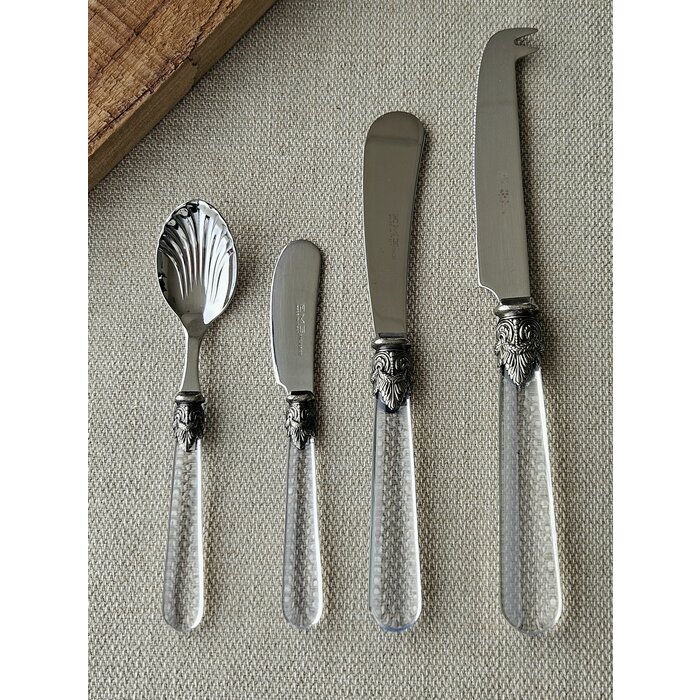 Juego de cubiertos para tapas, Transparente