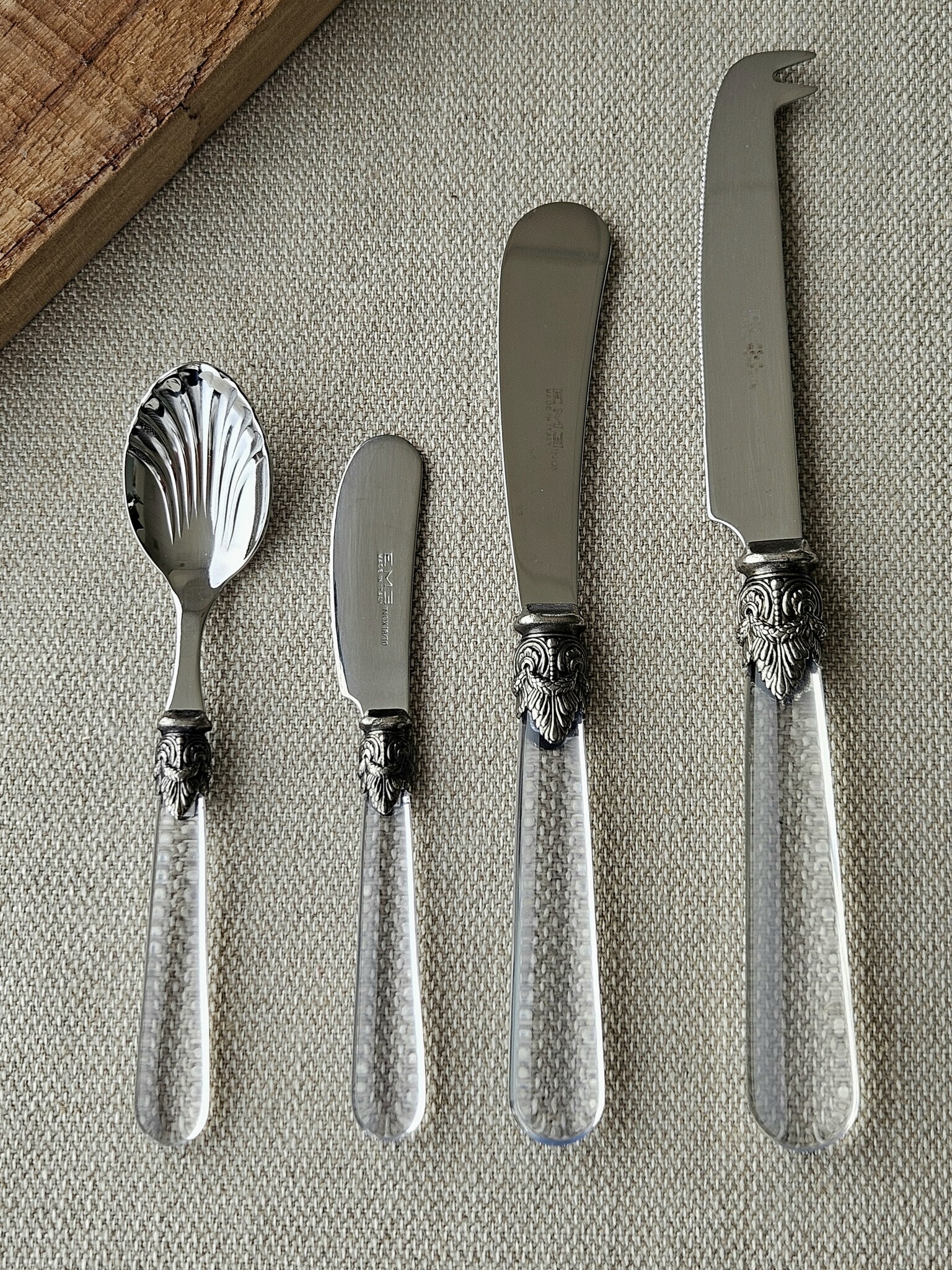 Tapas serving set, Transparent