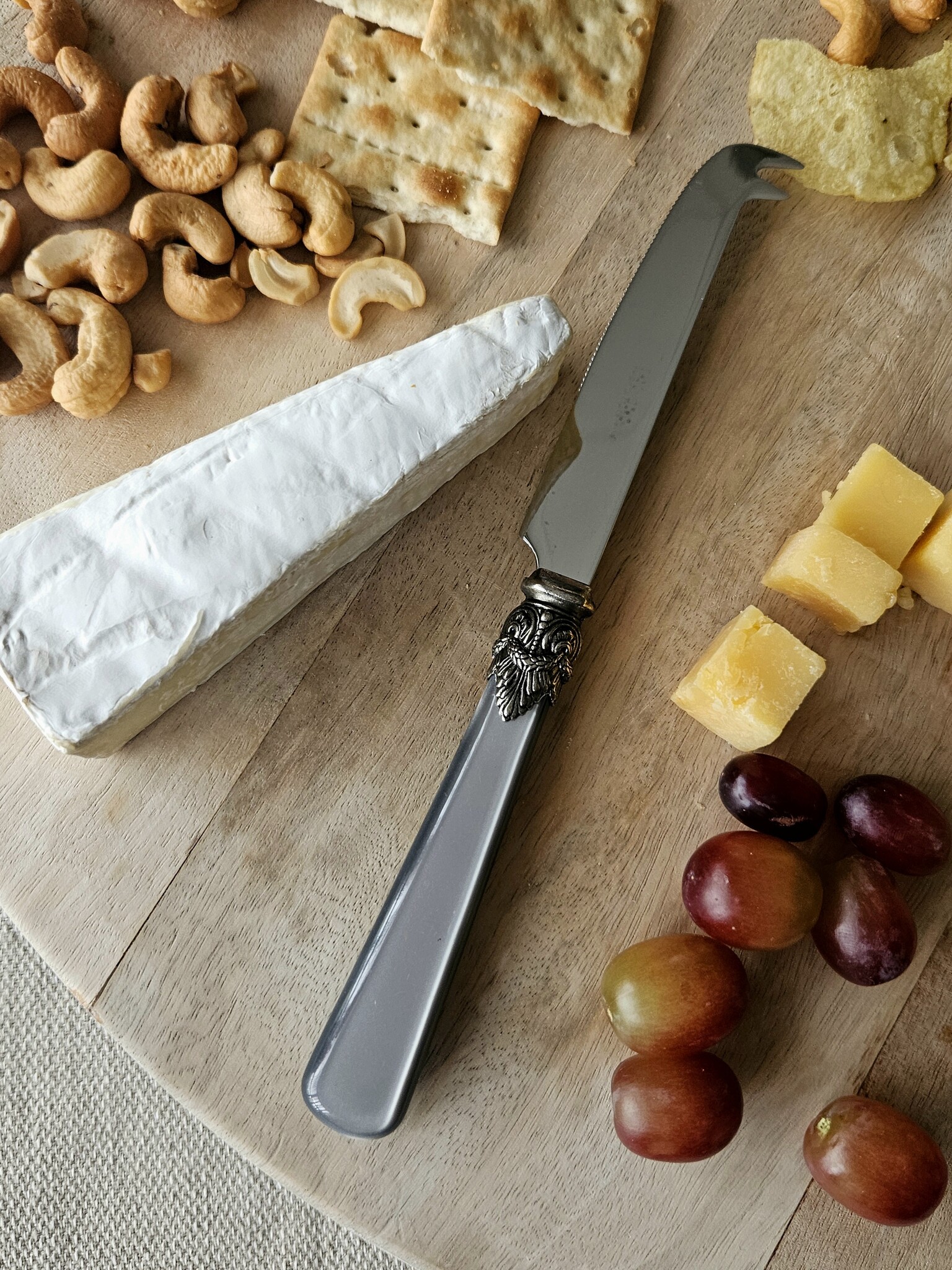 Tapas Bestekset (4-delig), Grijs (parelmoer), EME Napoleon