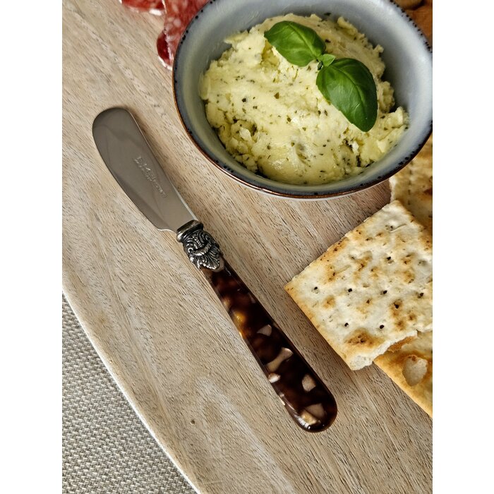 Tapasbesteckset, 4-teilig, Braun (Schildkrötenmotiv)