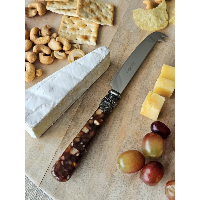 Tapasbesteckset, 4-teilig, Braun (Schildkrötenmotiv)