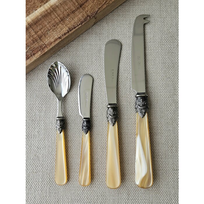 Tapas serving set, Honey Gold (mother-of-pearl sheen)