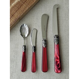 Tapas Besteckset, Rot (perlmutt)