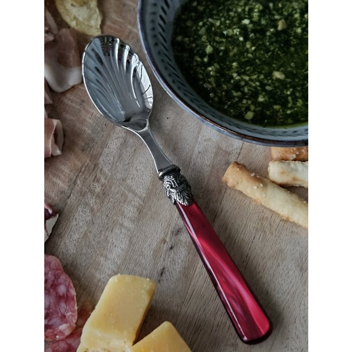 Ensemble de couverts à tapas, Rouge (éclat nacré)