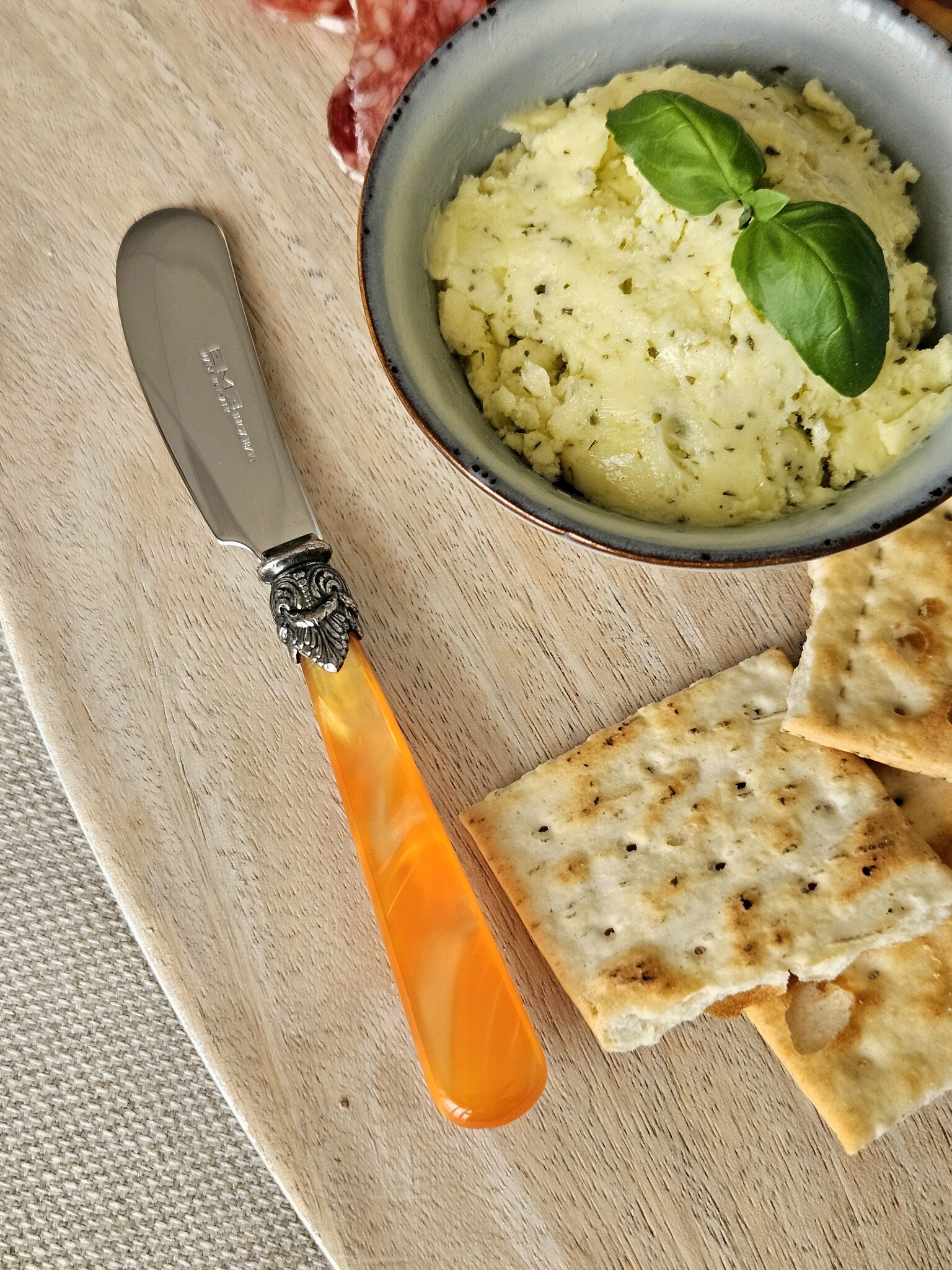 Tapas serving set, Orange (mother-of-pearl sheen)