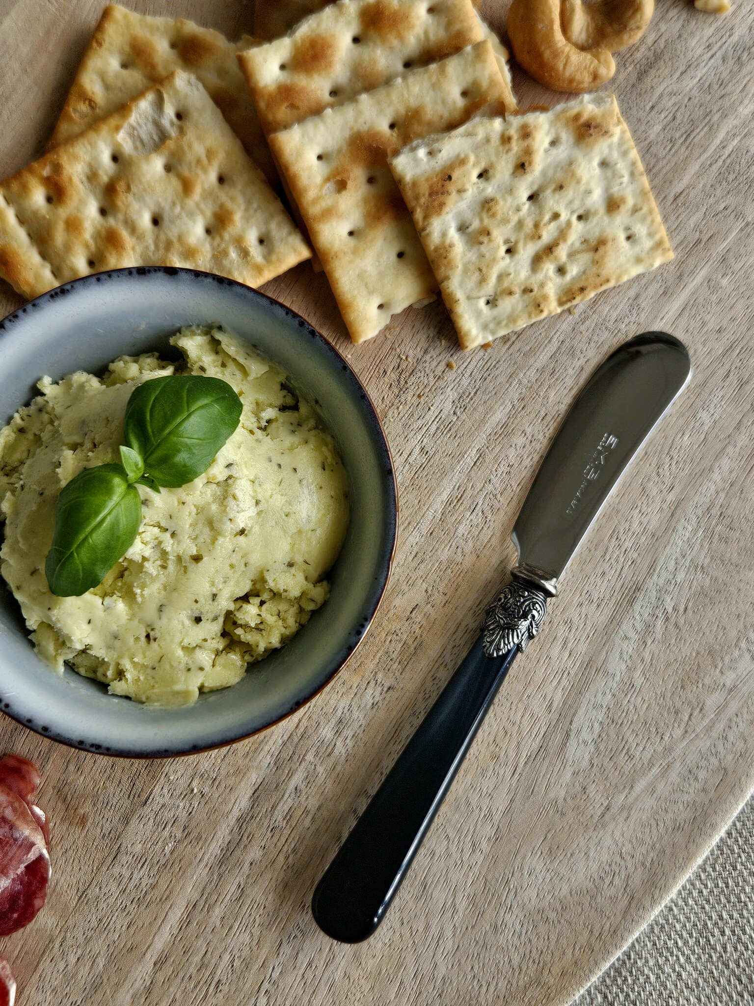 Tapas Besteckset, 4-teilig, Schwarz (perlmutt)
