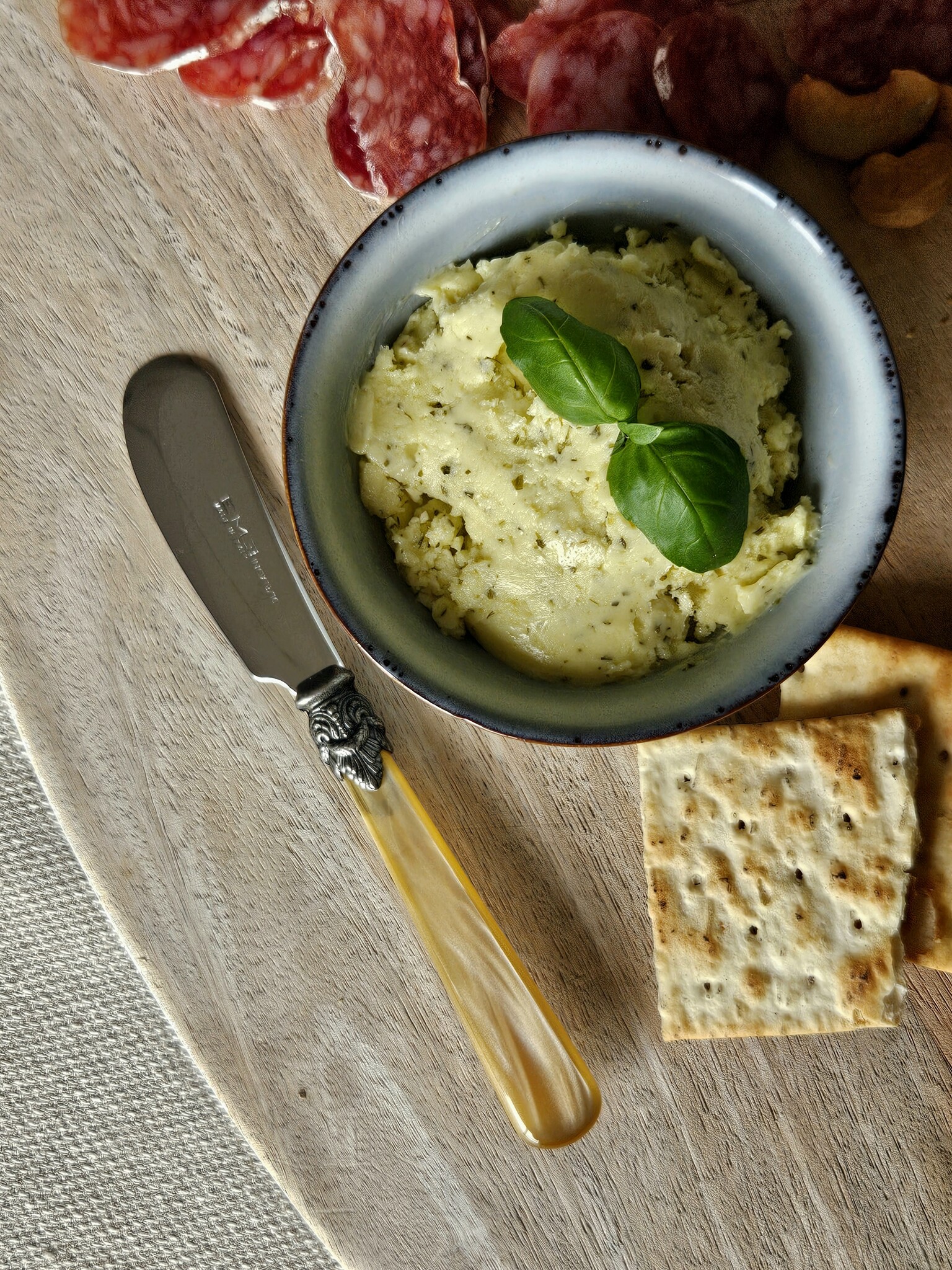 4-teiliges Tapas Besteckset, Honig (perlmutt)