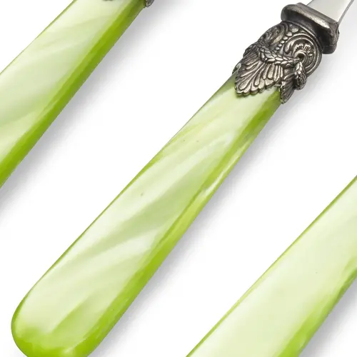 Couverts Vert Clair (éclat nacré)