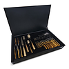 Cutlery Box, Honey Gold (mother-of-pearl sheen), in wooden cutlery case