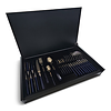 Coffret de couverts, Bleu (mat), dans Coffret de couverts en bois