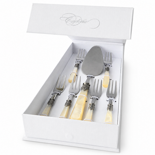 Taart cadeauset, ivoor (parelmoer)