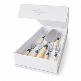 Set de regalo para tarta, marfil (mate)
