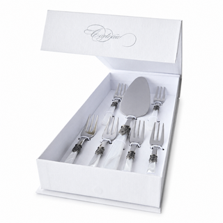 Torten-Geschenkset, weiß (perlmutt)