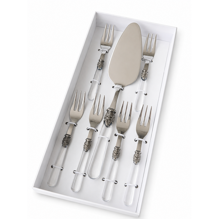 Cake gift set, transparent, 7-piece, EME Napoleon